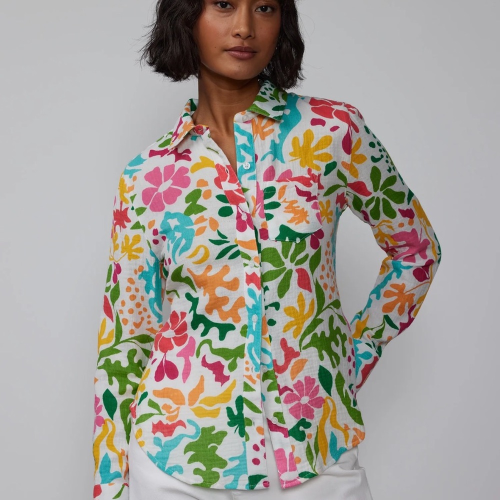 Floral Multicolor Women's Top
